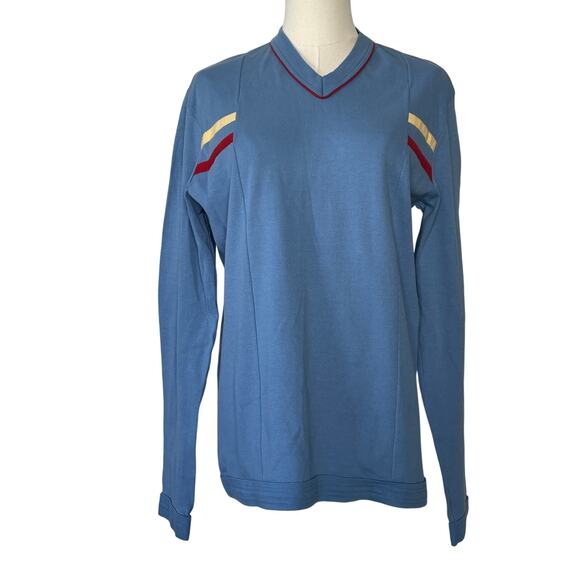 Götzburg Long Sleeve Crewneck Cotton Base Layer Long Shirt Powder Blue - Picture 1 of 6